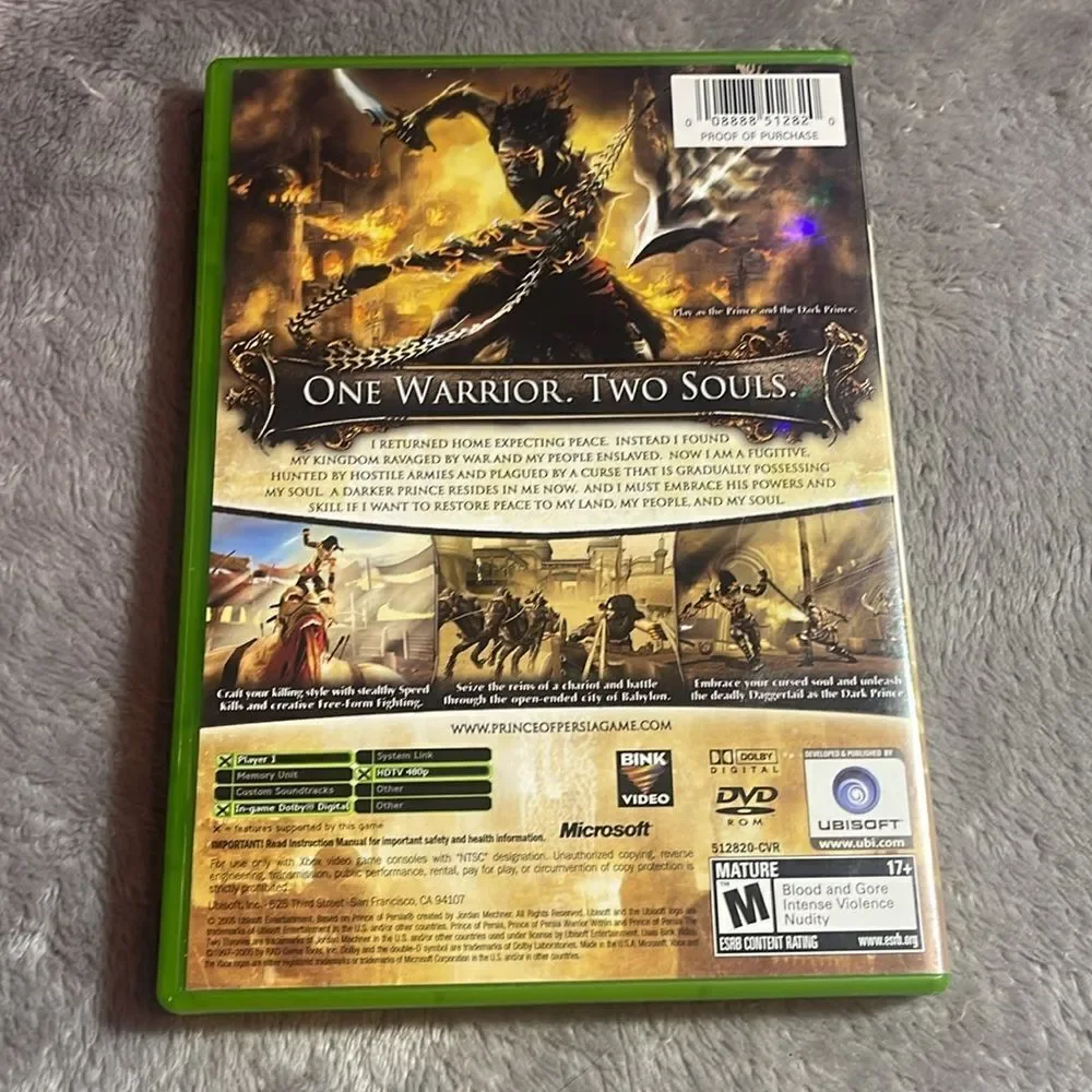 Xbox prince of Persia game bundle